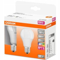 Osram 2x LED žárovka A60 E27 9W = 60W OSRAM RGBW PILOT