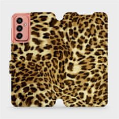 Mobiwear Flip pouzdro na mobil Samsung Galaxy M13 - VA33P Leopardí vzor