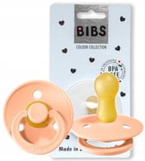 BIBS PEACH SUNSET S Dudlík Zklidňující guma