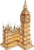 Robotime Rolife Svítící 3D dřevěné puzzle Big Ben 220 dílků