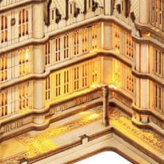 Robotime Rolife Svítící 3D dřevěné puzzle Big Ben 220 dílků