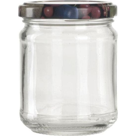 Gastrozone Zavařovací sklenice pro marmelády, 212 ml, 6ks, víčko ovoce