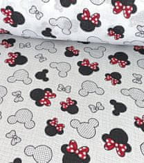 ShopTex Dětská osuška Minnie s červenou mašlí