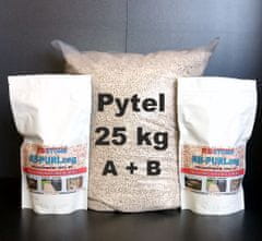 Kamenný koberec - Botticino 2-4 mm, chemie - Polyaspartik 100 % UV 1,25 kg