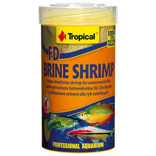 TROPICAL FD Brine Shrimp 100ml/8g lyofilizované artemie