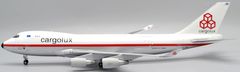 JC Wings Boeing B747-4EVF(ER), Cargolux "1970 Retro (50 Year Anniversary)" Colors, "City of Ettelbruck", Interactive Series, Lucembursko, 1/200