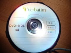 Verbatim DVD+R DL 8x 8,5GB spindl 10ks (43666)