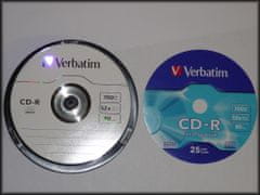 Verbatim CDR Extra Protection 52x 80 minut spindl 25ks