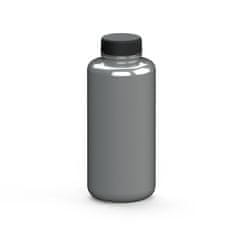 Elasto Láhev na pití "Refresh" čirá-transparentní, 1,0 l, Stříbrná/Černá