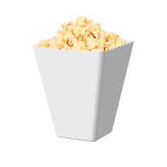 Elasto Miska na popcorn "Hollywood", Bílá