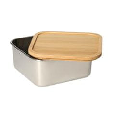 Elasto Obědová krabička "Vesper", velká, Stříbrná / Přírodní