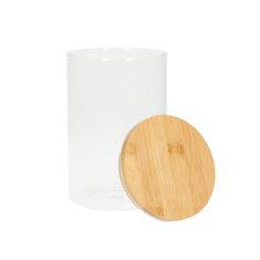 Elasto Skleněná nádoba "Bamboo", 1600 ml, Transparentní