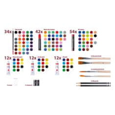 Northix Paint set - 174 parts 