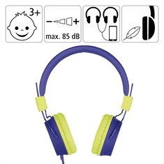 Hama Thomson HED8100B dětská sluchátka, modrá/zelená