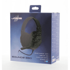 Hama uRage gamingový headset SoundZ 330, zeleno-černý