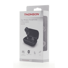 Hama Thomson Bluetooth špuntová sluchátka WEAR7701, bezdrátová, nabíjecí pouzdro, černá