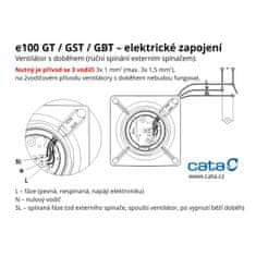 CATA CATA e150 GT sklo časovač bílý