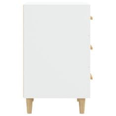 Vidaxl Noční stolek bílý 40 x 40 x 66 cm kompozitní dřevo