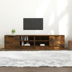 Vidaxl TV skříňky 2 ks kouřový dub 80 x 35 x 36,5 cm kompozitní dřevo