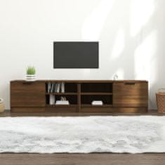 Greatstore TV skříňky 2 ks hnědý dub 80 x 35 x 36,5 cm kompozitní dřevo