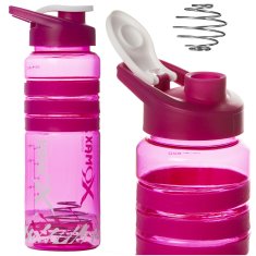 XQMAX Šejkr Shaker Bidon Láhev Do Posilovny 700 ml Růžový