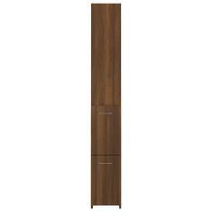 Vidaxl Koupelnová skříňka hnědý dub 25 x 25 x 170 cm kompozitní dřevo