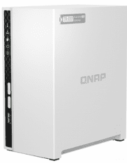 Qnap NAS strežnik za 2 diska, 2 GB RAM, 1 Gb mreža, bela (TS-233) - rozbaleno