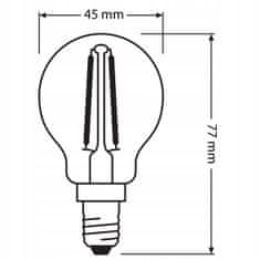 Osram LED žárovka SMALL BALL E14 1,5W = 15W 2700K OSRAM