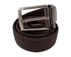 Dailyclothing Pletený elastický pásek - hnědá 5615