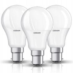 Osram 3PAK LED žárovka B22d 8,5W = 60W OSRAM HEAT 2700K