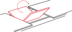 Signal Rozkládací jídelní stůl LEONARDO efekt betonu 140(180)x80x76