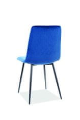 Signal Jídelní židlička IRYS velvet modrá