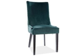 Signal Jídelní židle LEON velvet zelená