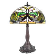 Clayre & Eef Stolní lampa Tiffany FLOWERS 5LL-6126