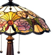 Clayre & Eef Stolní lampa Tiffany FLOWERS 5LL-5546