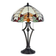 Clayre & Eef Stolní lampa Tiffany ART LOUIS 5LL-5961