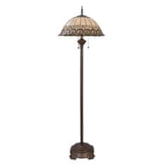 Clayre & Eef Stojací lampa Tiffany HEMISPHERE 5LL-5681