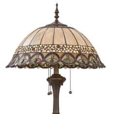 Clayre & Eef Stojací lampa Tiffany HEMISPHERE 5LL-5681