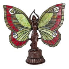 Clayre & Eef Dekorativní stolní lampa Tiffany BUTTERFLY 5LL-6085