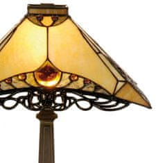 Clayre & Eef Stolní lampa Tiffany TRIANGLE 5LL-5313