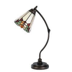 Clayre & Eef Stolní lampa Tiffany ART LOUIS 5LL-5964