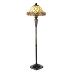 Clayre & Eef Stojací lampa Tiffany VINTAGE NIGHT 5LL-5613