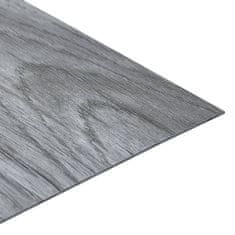 Vidaxl Samolepicí podlahové desky 5,11 m² PVC světle šedé
