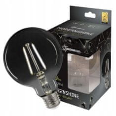 Spectrum LED ŽÁROVKA GLOBE G125 E27 4,5W 4000K MODERNSHINE BLACK