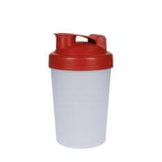 Elasto Shaker "Protein", malý, Průsvitná/Standardní červená