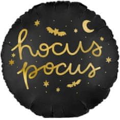 Foliový balónek Hocus pocus - černý - Halloween - Čarodějnice - 45 cm