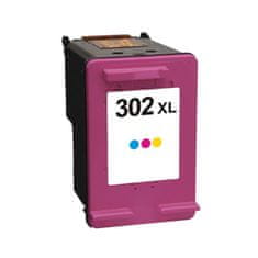 Naplnka HP 302 XL - Barevná kompatibilní cartridge, F6U67AE