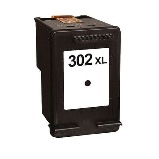 Naplnka HP 302 XL - Černá kompatibilní cartridge, F6U68AE