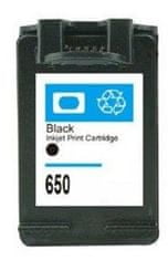 HP 650 XL - černá kompatibilní cartridge (CZ101AE)