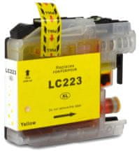 Naplnka Brother LC 223 XL - žlutá kompatibilní cartridge